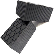 Trade Shop - Set 2 Pezzi Tamponi In Gomma Per Ponti Sollevatori Tampone 16 X 12 X 8 Cm -
