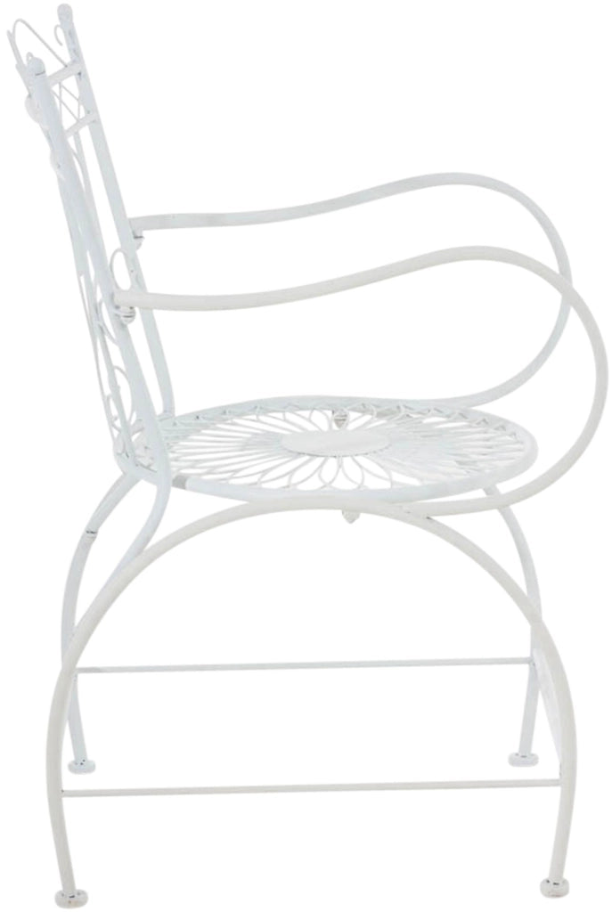 Sedia Giardino Sheela in Metallo bianco