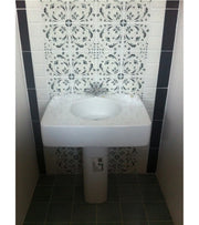 Lavabo Sospeso Quadrato In Ceramica Moderno Newson 72 Cm Bianco - Ideal Standard