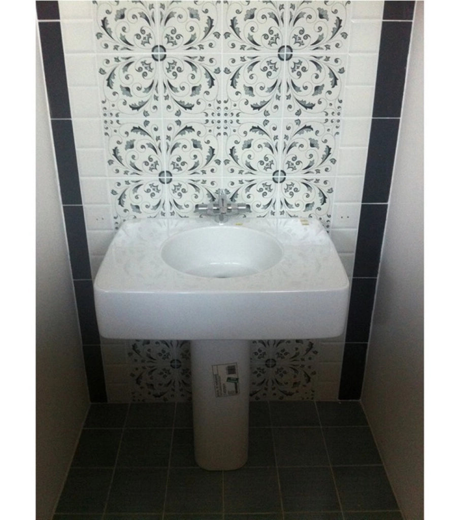 Lavabo Sospeso Quadrato In Ceramica Moderno Newson 72 Cm Bianco - Ideal Standard