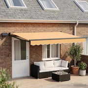 Tenda retrattile manuale con LED Sabbia 3426361