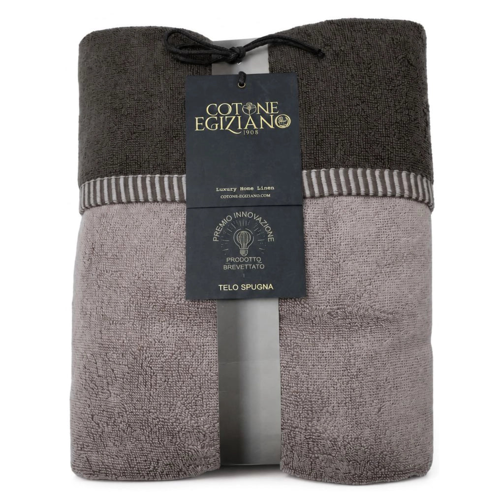 Sazalo, Telo Bagno 100% Cotone Reversibile, Beige Crema