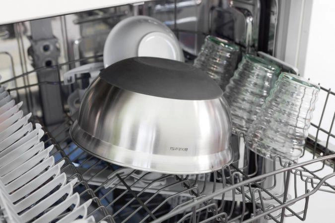 Brabantia 363863 Profile Ciotola da Cucina 3 l con Base Antiscivolo in Silicone Scala di Misurazione Interna Acciaio Inox Satinato colore Nero