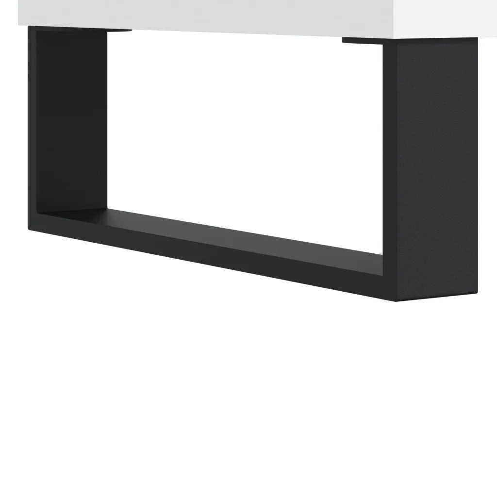 Credenza-Buffet-Armadio da cucina Bianca 34,5x32,5x90 cm in Legno Multistrato 673880