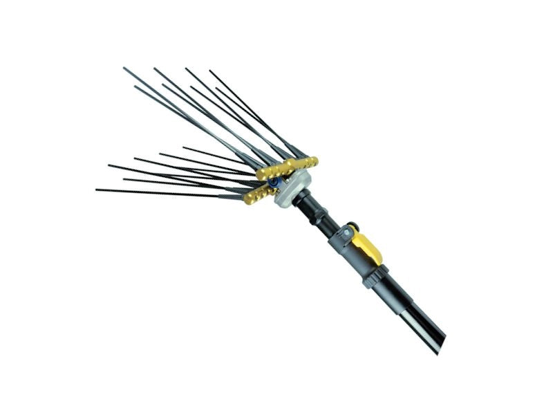 Abbacchiatore elettrico a batteria Lisam Swing telescopico 1.300 bpm asta in carbonio