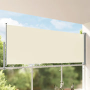 Tenda da Sole Laterale Retrattile 140 x 300 cm Crema 45191