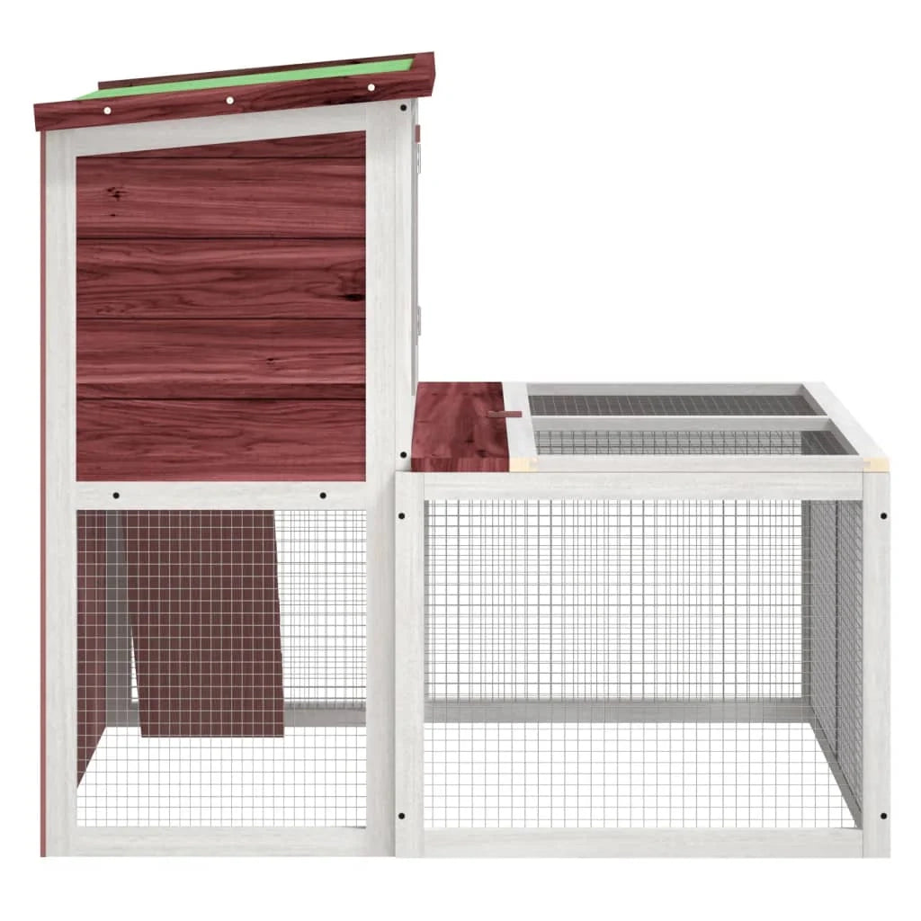 Gabbia Moka 102 x 90 x 84,5 cm in legno di pino massiccio marrone 02_0041950