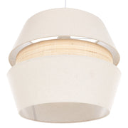 Lampada a sospensione Tessuto di carta blu 182 cm con frange e illuminazione a sospensione Retro Vintage