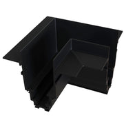 Connettore ad Angolo per Sistema Illuminazione a Binario  Nero