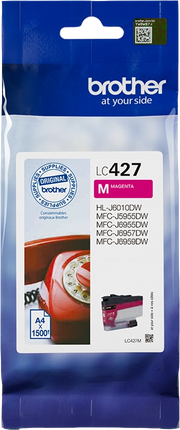Brother LC-427M cartuccia d'inchiostro 1 pz Originale Resa standard Magenta