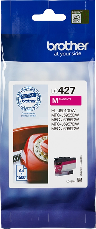 Brother LC-427M cartuccia d'inchiostro 1 pz Originale Resa standard Magenta