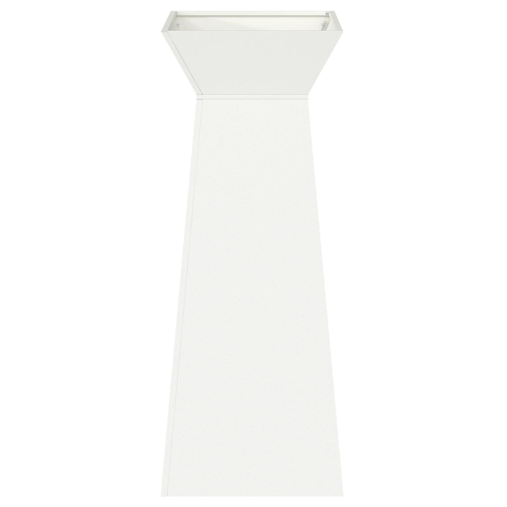 Supporto per Piante a Forma di Cono Bianco Plastica Grande