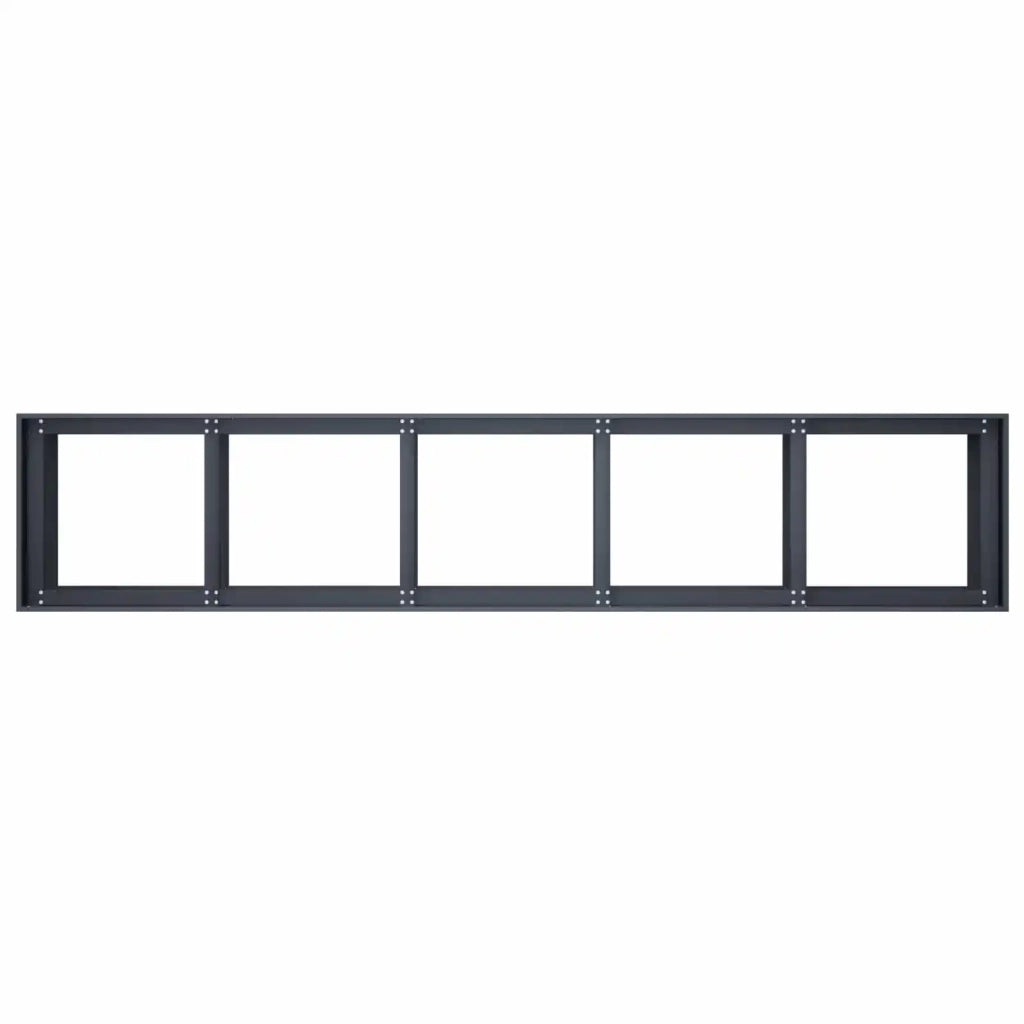 Vaso da giardino Antracite 200 x 40 x 60 cm 8005899