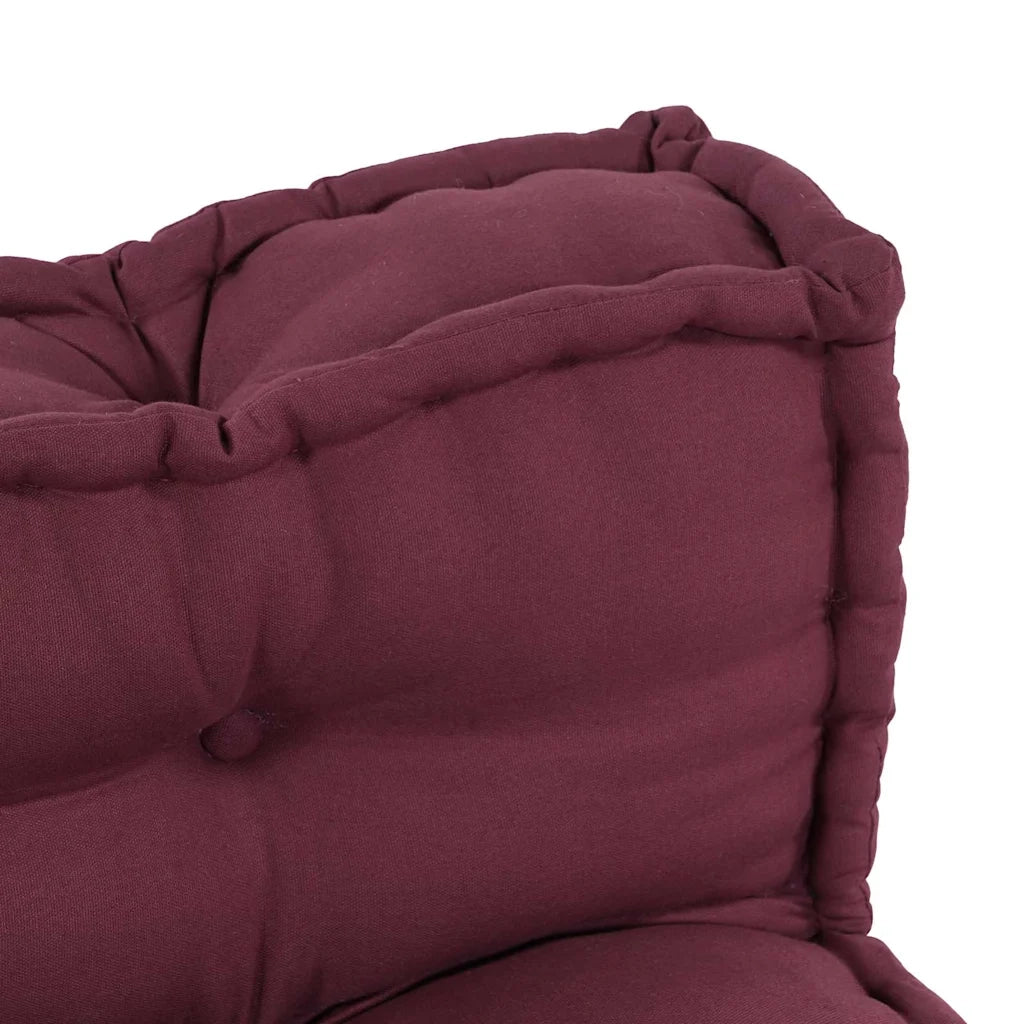 Cuscino per Divano Pallet 2 pz | Cuscini per sedie Bordeaux 120 x 80 x 38 cm