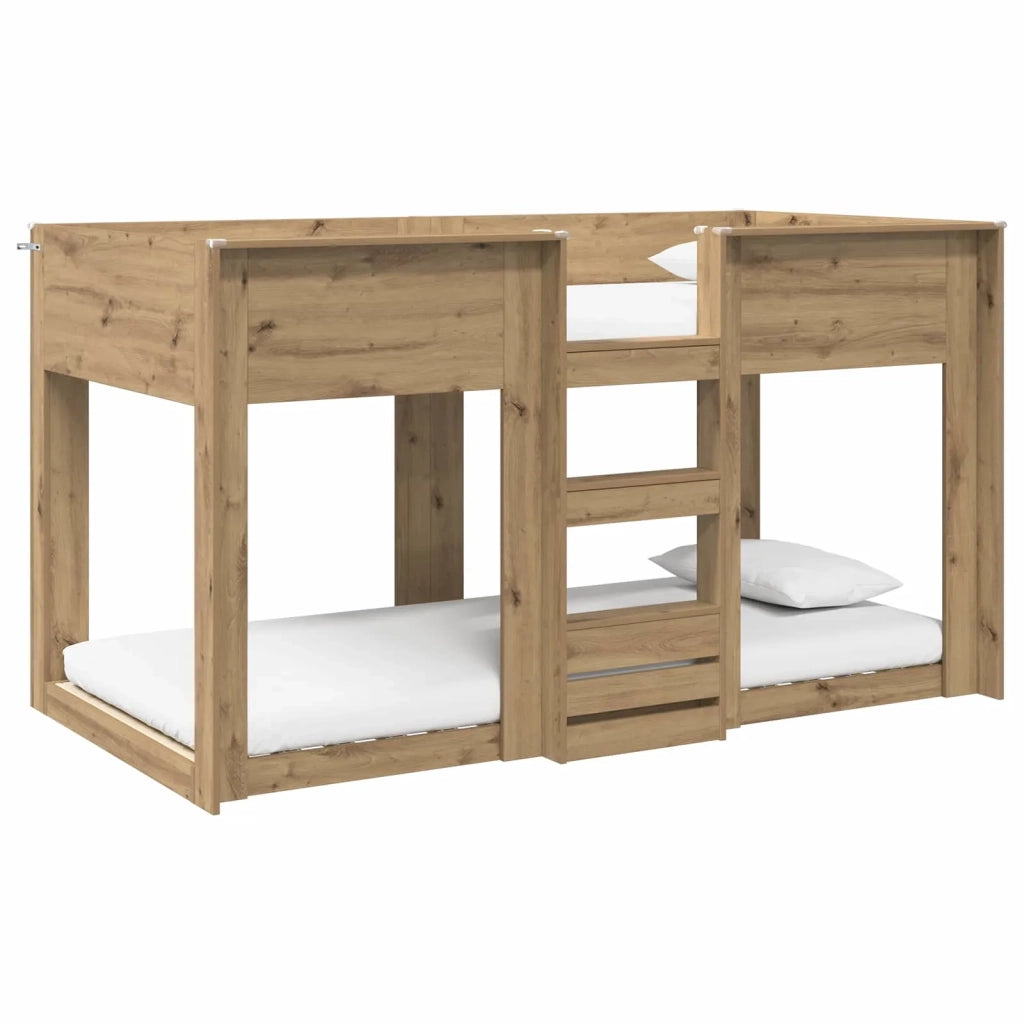 Letto a Castello per Bambini Rovere artigianale 80 x 200 cm 3410410