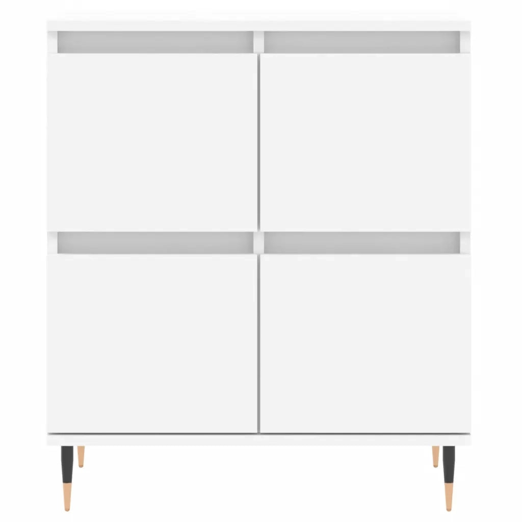 Credenze 2 pz Bianche in Legno Multistrato 3190165