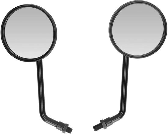 Specchio Retrovisore Universale - 3,4 Pollici - Lega di Alluminio CNC - Adatto per Motocicletta/ATV/UTV - Angolo Regolabile - Decorazione Moderna - Specchio per Motocicletta