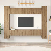 Set mobile TV 10 pcs Rovere artigianale 30,5 x 30 x 90 cm 3393230