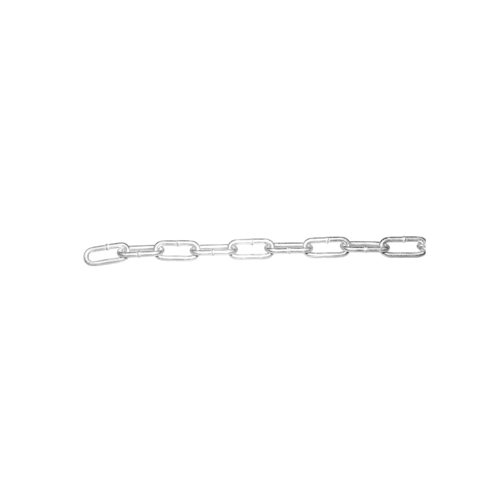 Catena zincata a maglie allungate 7mm lunghezza 100m Breckner Germany
