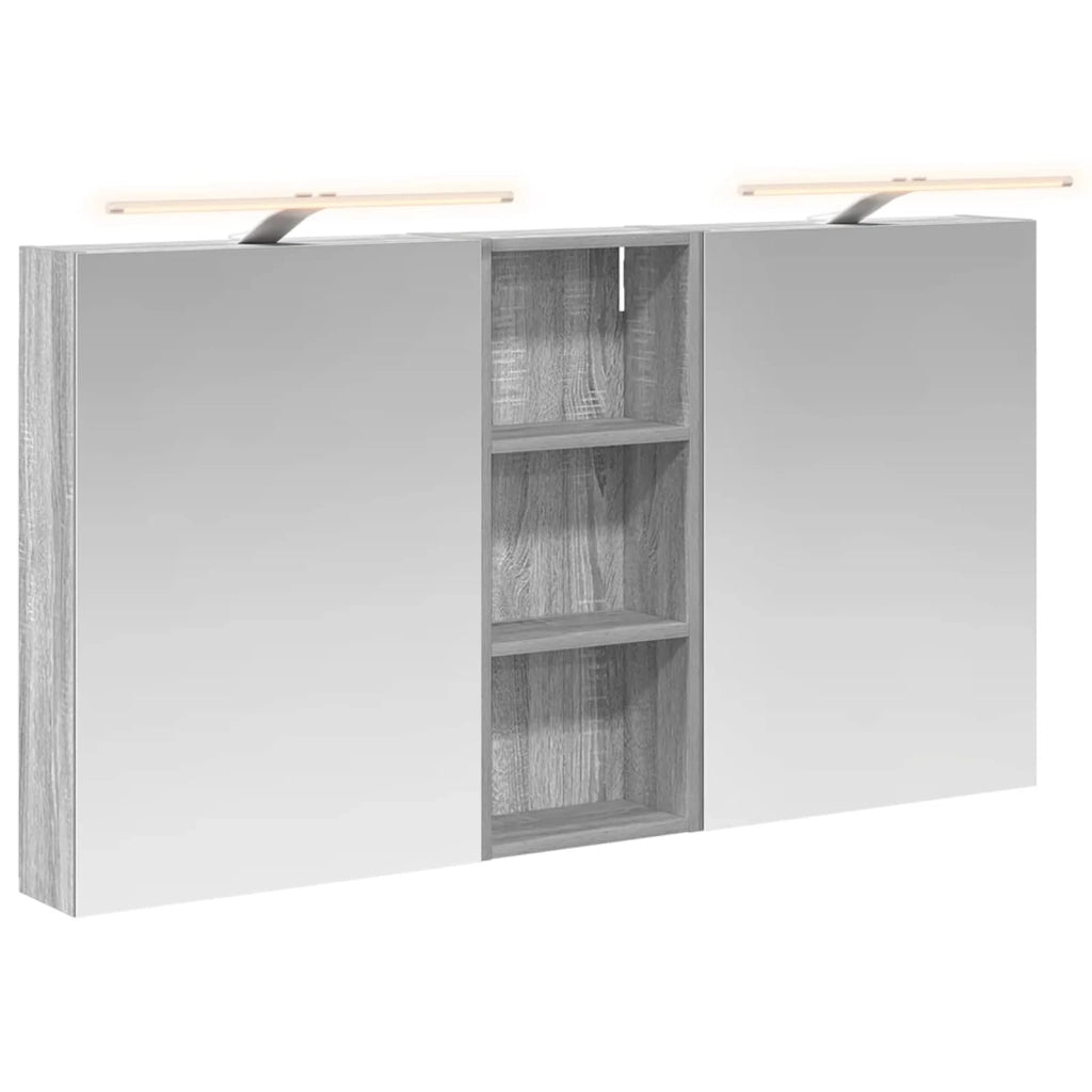 Set di Armadi da Bagno con lo scaffale 3 pcs 130 x 14,5 x 70 cm 3403773