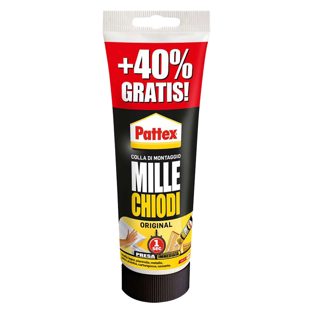 ADESIVO MILLECHIODI 'ORIGINAL' gr. 250 + 40% gratis - col.bianco  - PATTEX