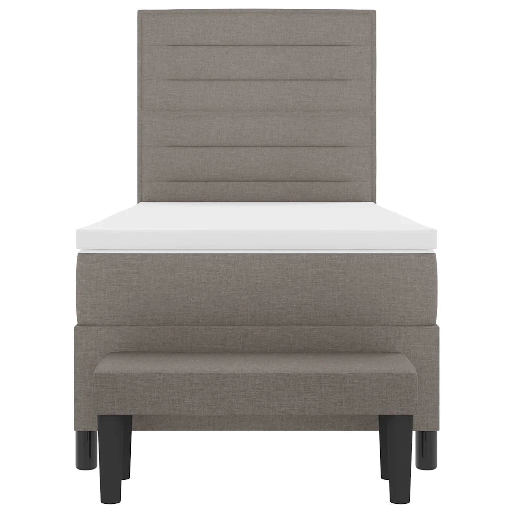Letto a molle con testiera Talpa 100 x 200 cm Tessuto 3343971