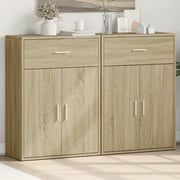 Credenze 2 pz Rovere Sonoma 60x30x84 cm in Legno Multistrato 3276597