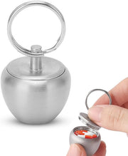 Porta farmaci miniatura - Portatile - Chiusura ermetica - Impermeabile all'acqua - Porta medicine portatile - Mini porta medicine - Porta medicine con chiusura ermetica - Porta medicine impermeabile all'acqua