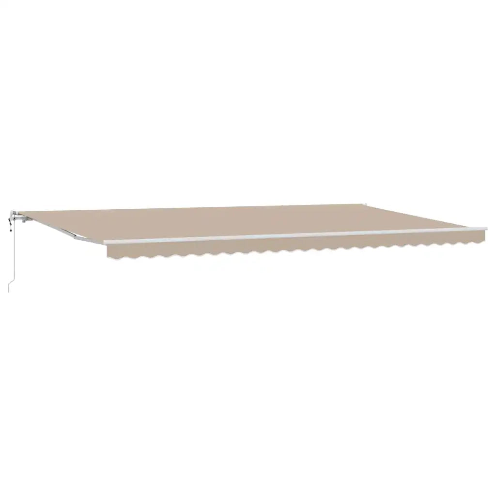 Tettuccio Elettrico Retrattile Beige 600 × 300 cm 3331639