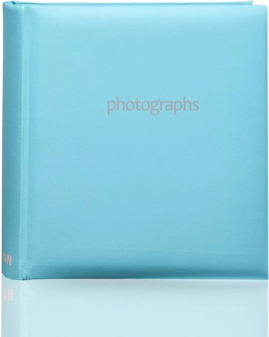 Album fotografico da 200 foto, pastello blu, 23 x 23 cm