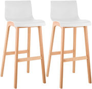 Set di 2 sgabelli da bar Hoover Natura 1