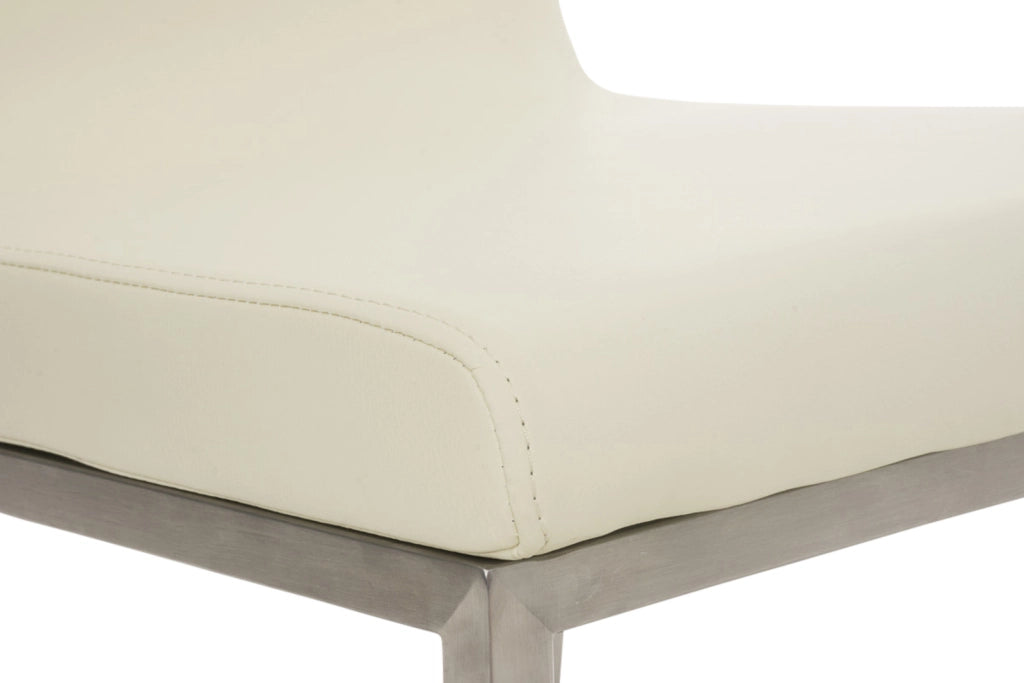 Set di 2 sedie da pranzo Colmar crema