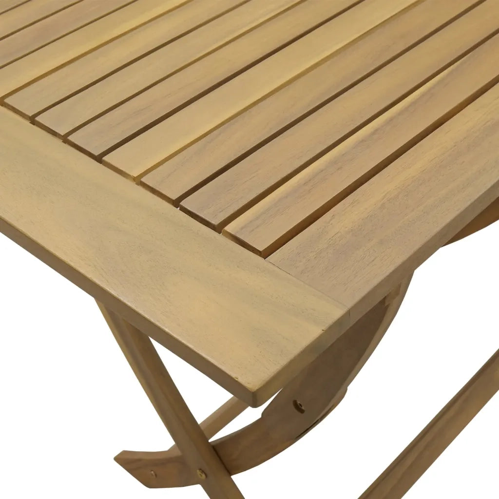 Set da Pranzo per Giardino 5 pz | Set Salotto da Giardino in Legno Massello di Acacia