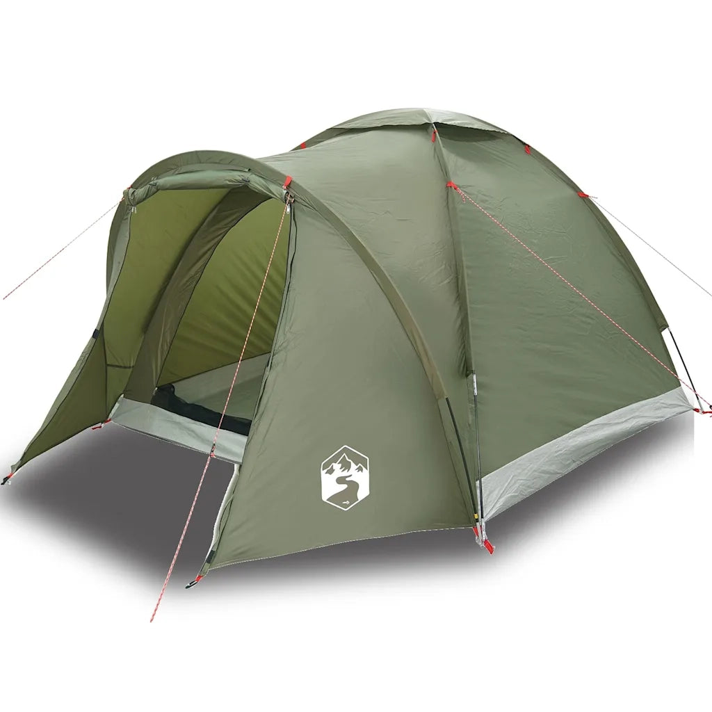 Tenda da Pesca per 2 Persone-Tenda da campeggio Verde Oliva Impermeabile 166741