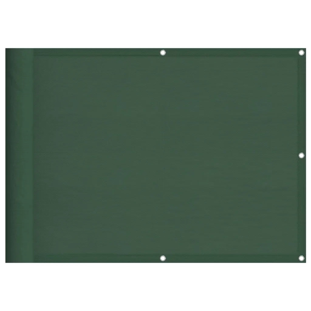 Paravento Balcone Verde Scuro 75x700 cm 100% Poliestere Oxford 4000256