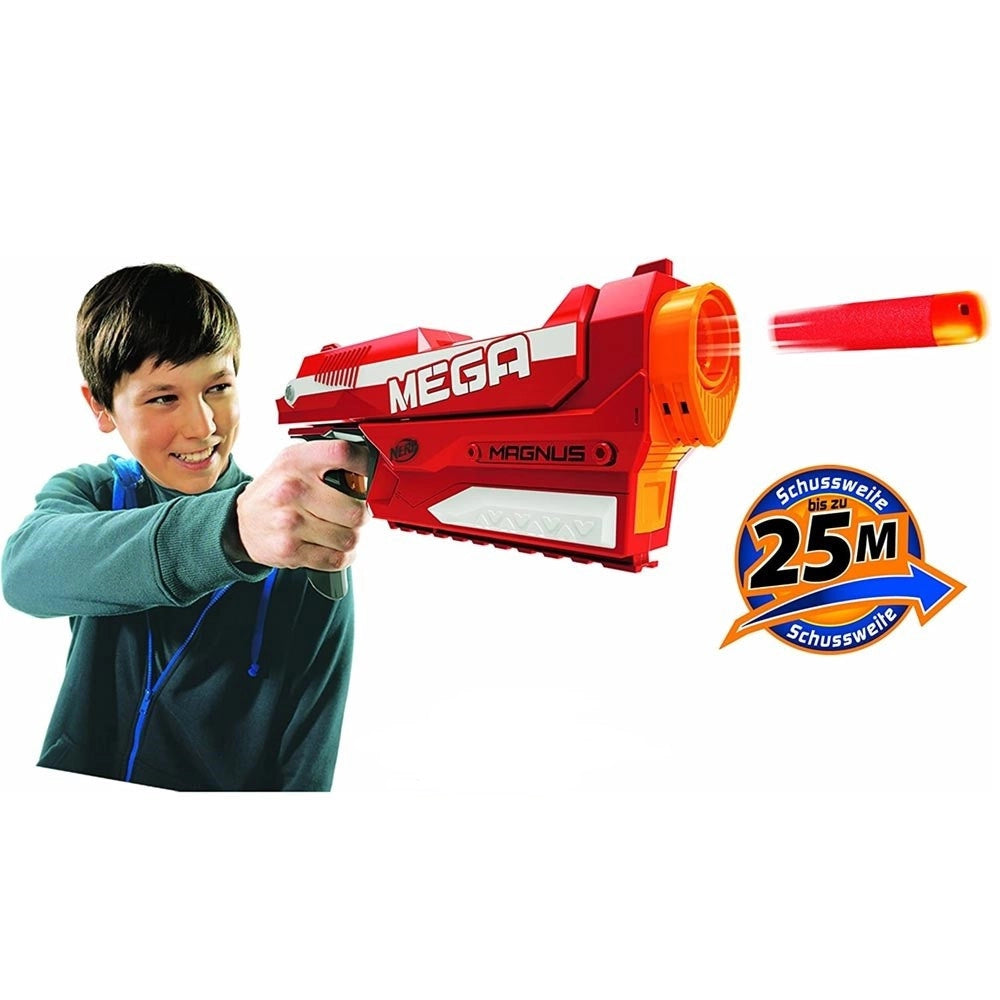 Trade Shop - Pistola N-strike Elite Mega Magnus Giocattolo Bambini 3 Colpi Munizioni -