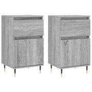 Buffet credenza cassettiera armadio mobile contenitore organizer per cucina soggiorno salotti set di 2 Sonoma 40 x 35 x 70 cm in legno ingegnerizzato grigio 02_0036951