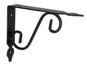 MENSOLE ORNAMENTALI BRACKETS EXTRA STRONG NERE- - mm.300x30x280h. (13x11) - 2 pezzi