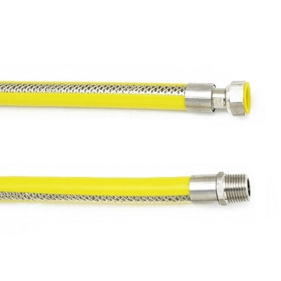 TUBO FLESSIBILE IN ACCIAIO MF PER GAS- cm 100- ATON- pezzi 1