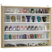 Libreria vetrina a muro ¨C zephmum ¨C bianco 80x9.5x60 cm