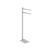 Gedy TA31 03 Tania Piantana Porta Asciugamani in Metallo Cromo e Beige