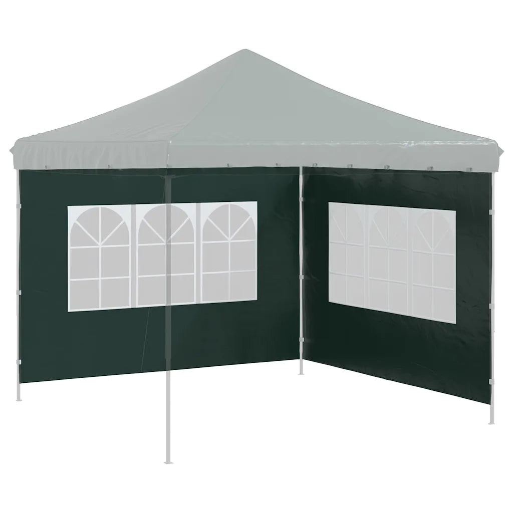 Parete per Tendostruttura in PE 2pz con Finestra Verde 45119