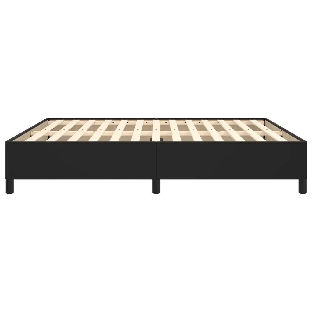 Giroletto-Struttura Letto Nero 160x200 cm in Similpelle 872046