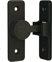 Serrature di sicurezza per porte robuste - Ganci di sicurezza potenti - Sicurezza esterna - Chiave a molla senza attrito - 90 gradi - Nero