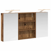 Set di Armadi da Bagno | Armadio da bagno con lo scaffale 3 pz 100 x 10,5 x 50 cm