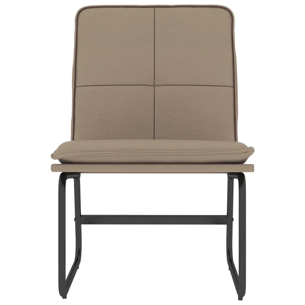 Sedia Lounge Cappuccino 54x75x76 cm in Similpelle 351335