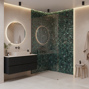 Parete Doccia Rea Flexi Transparent / Titan 140