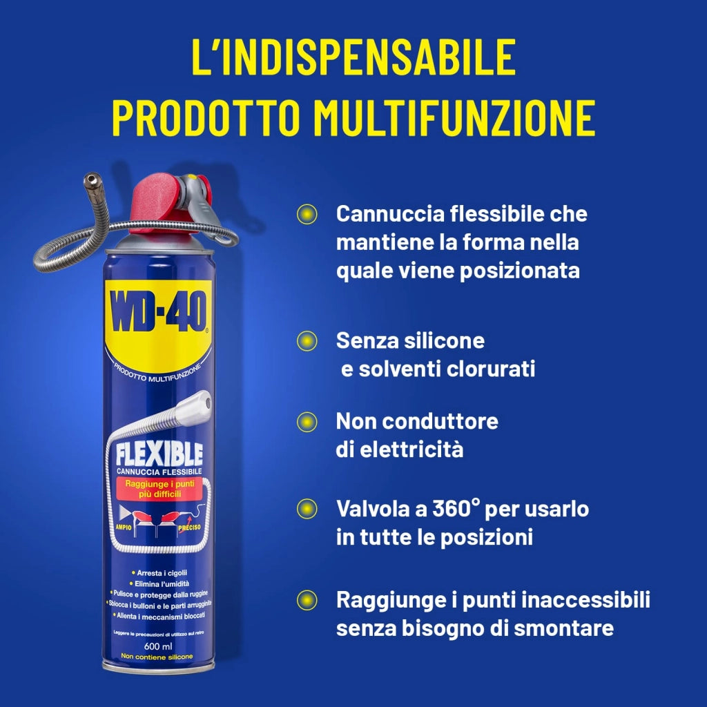 Sbloccante Lubrificante Flexible Wd 40 600 ml