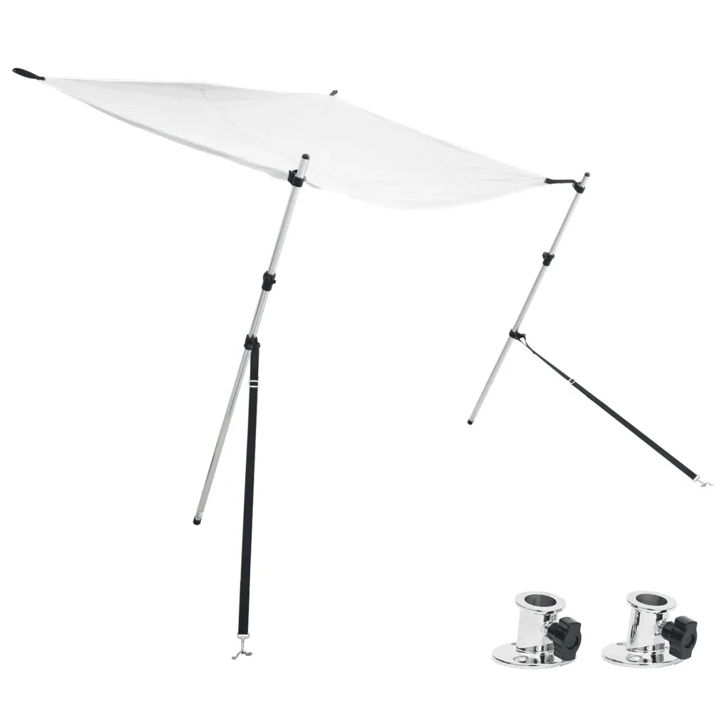 Set Estensione Tendalino a T-Parasole marino Bianco 174x205x(115-194) cm