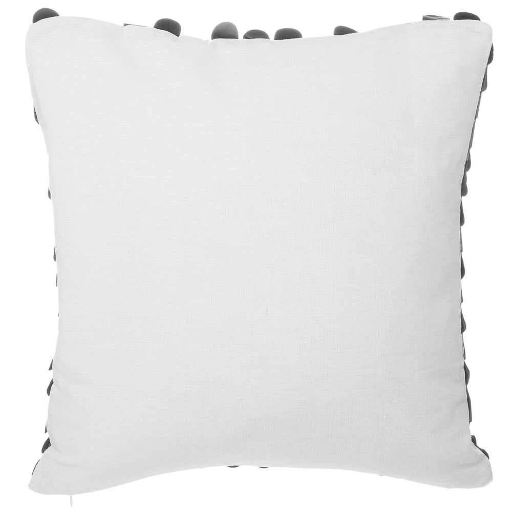 Set di 2 cuscini decorativi in ecopelle nera 45 x 45 cm Accessori decorativi effetto scala